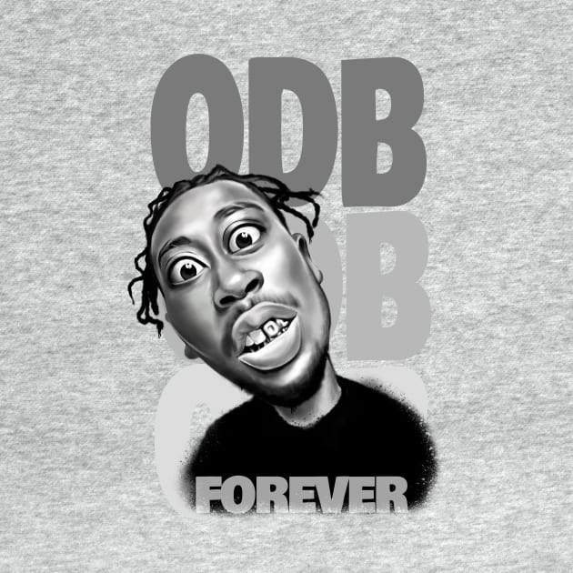 ODB Forever Caricature - Ol' Dirty Bastard by Pop Toons
